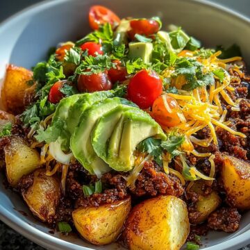 Loaded Potato Taco Bowl