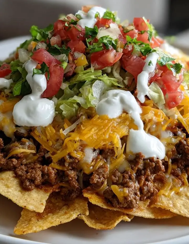 Loaded Taco Haystack