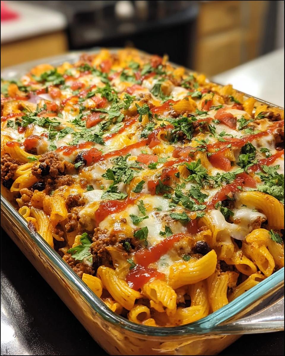 Loaded Taco Pasta Bake - detail 2