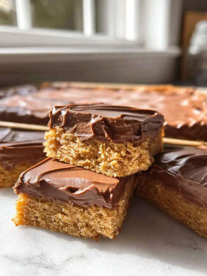 Lunch Lady Peanut Butter Bars
