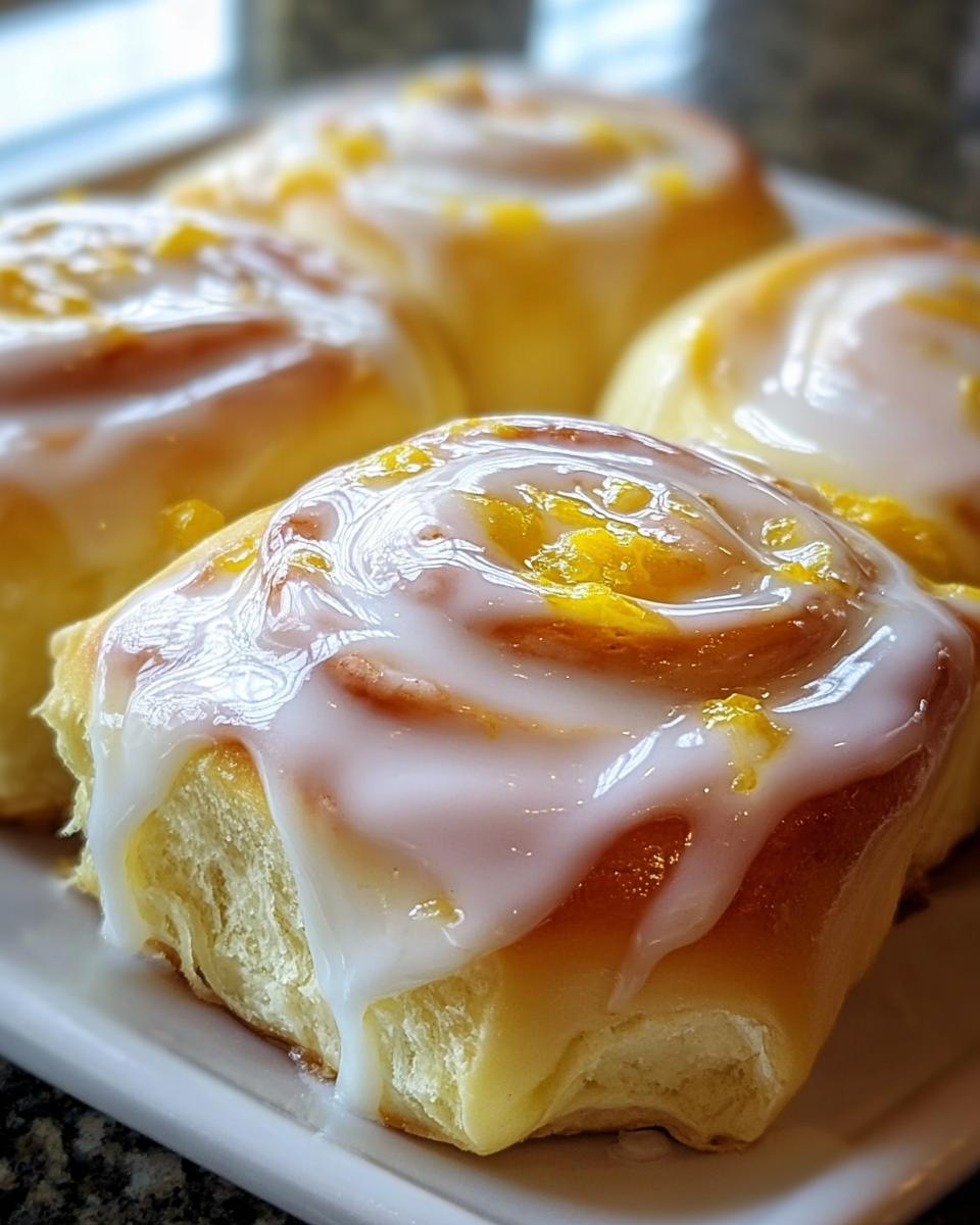 Lusciously Soft Lemon Rolls - detail 1