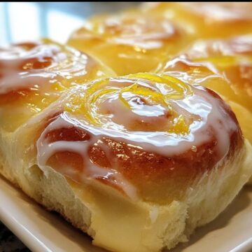 Lusciously Soft Lemon Rolls