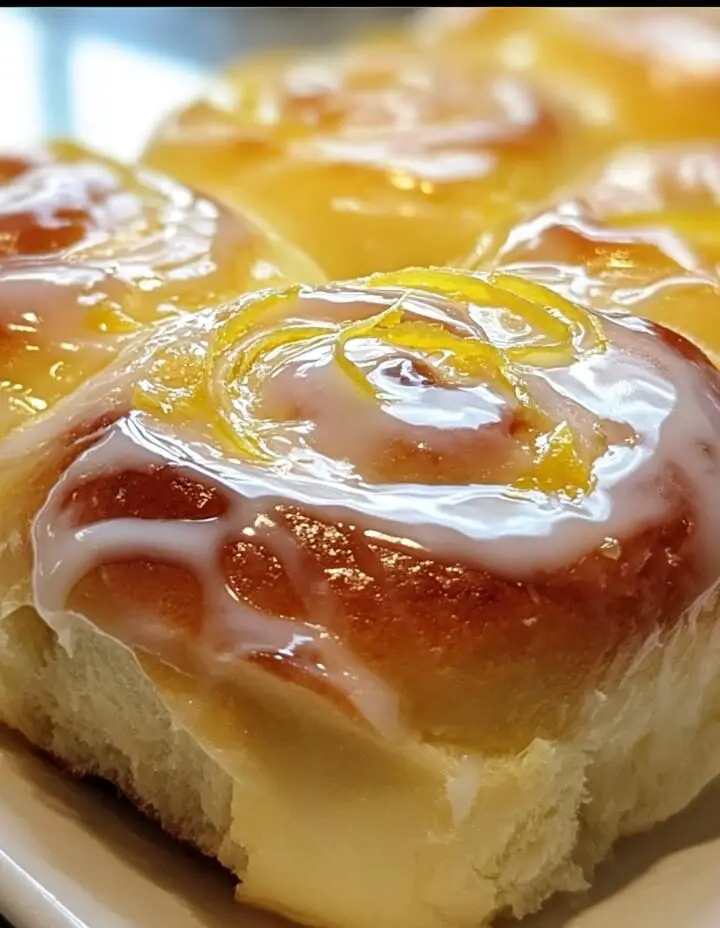 Lusciously Soft Lemon Rolls