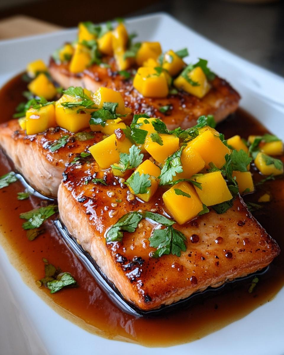 Mango Teriyaki Salmon - detail 1