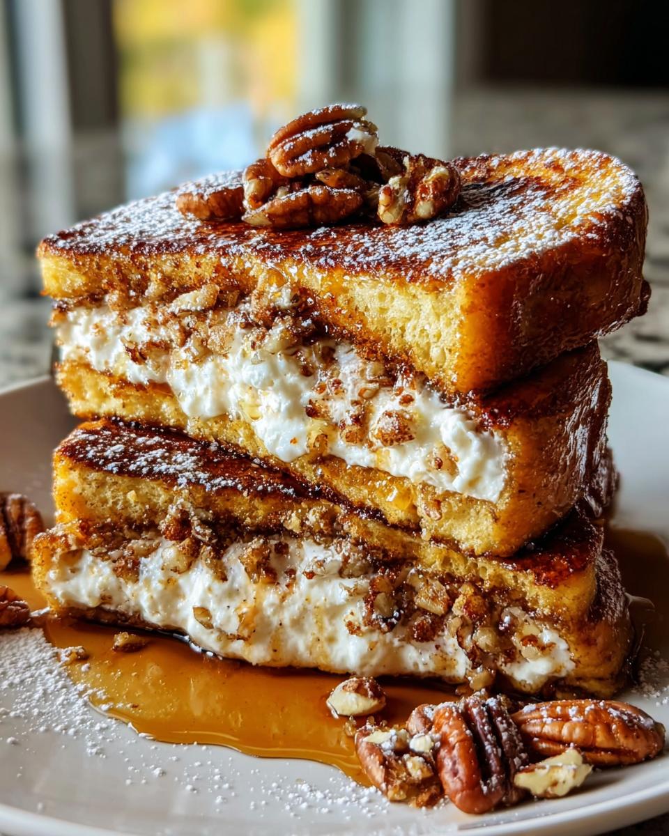Maple Pecan Cream Cheese Stuffed French Toast - detail 1