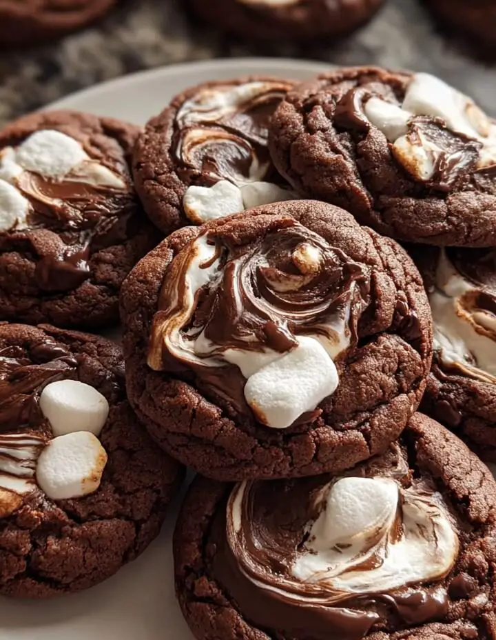 Marshmallow Chocolate Cookies