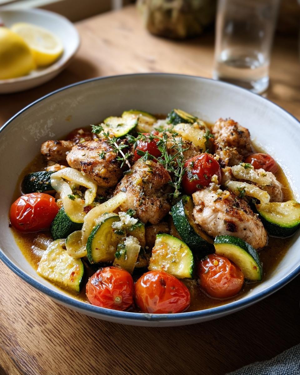 Mediterranean Chicken Zucchini - detail 2