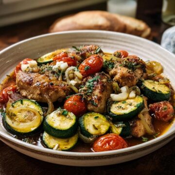 Mediterranean Chicken Zucchini