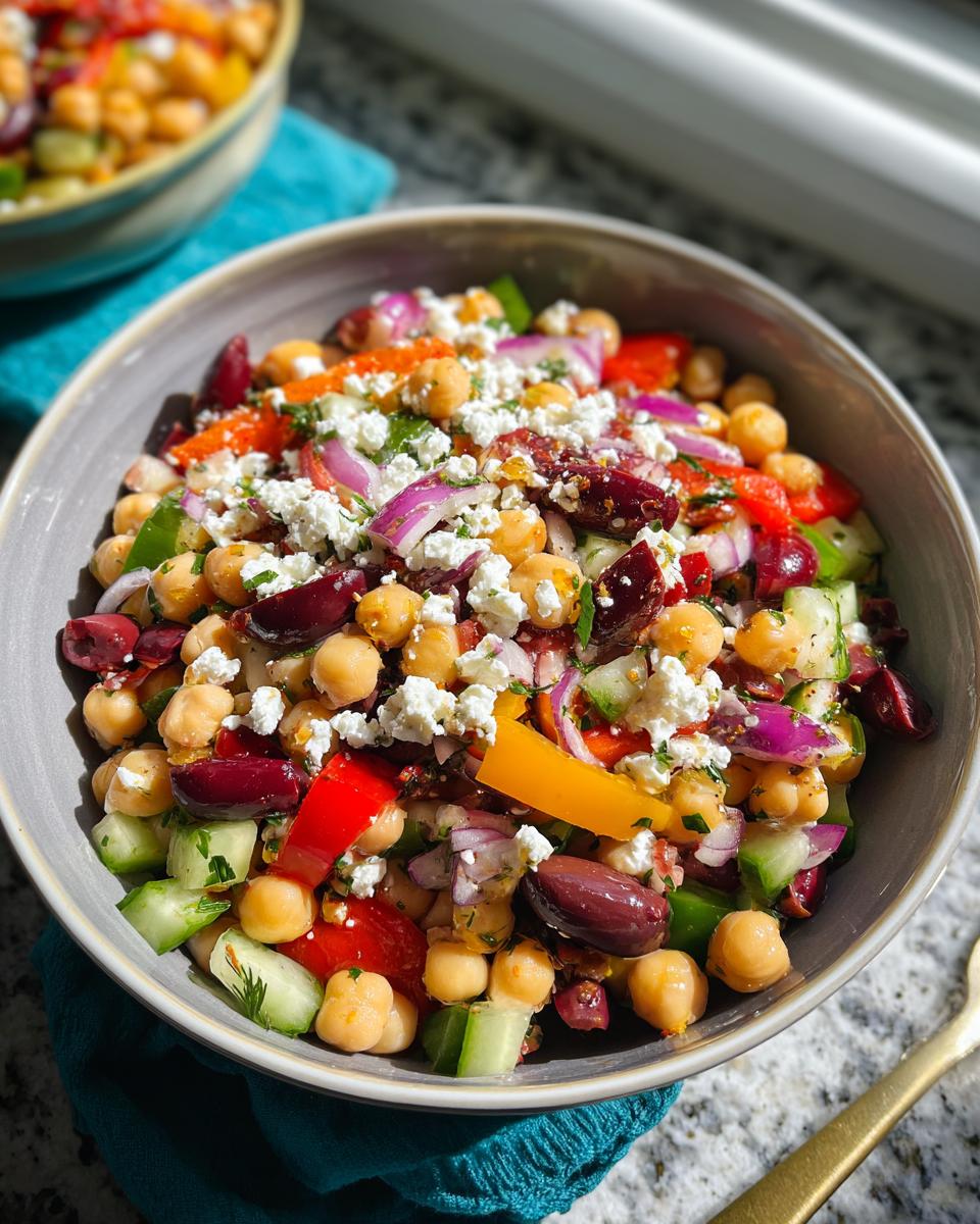 Mediterranean Dense Bean Salad - detail 1