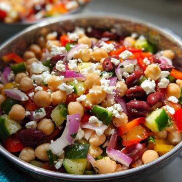 Mediterranean Dense Bean Salad