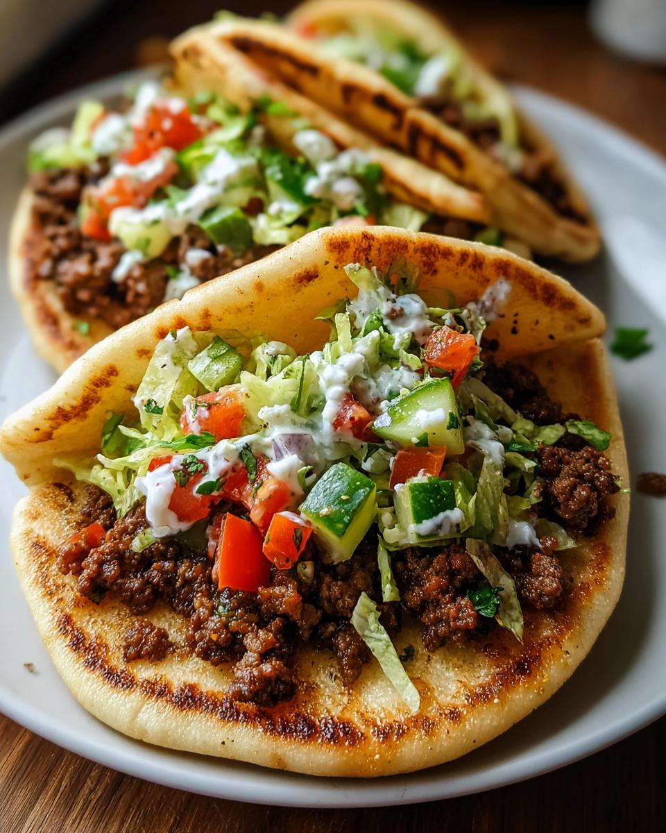 Mediterranean Ground Beef Pita Pockets - detail 2
