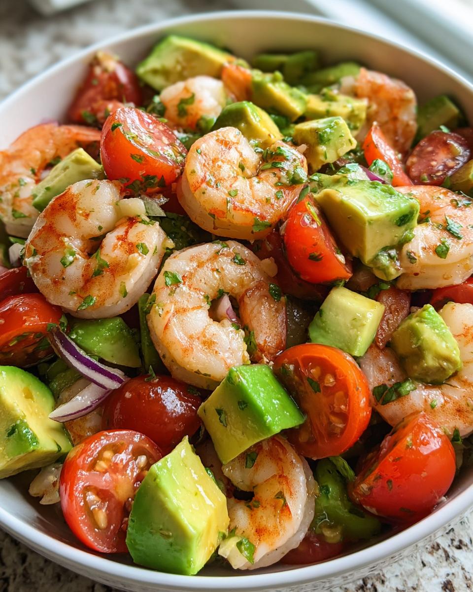 Mexican Shrimp Avocado Salad - detail 1