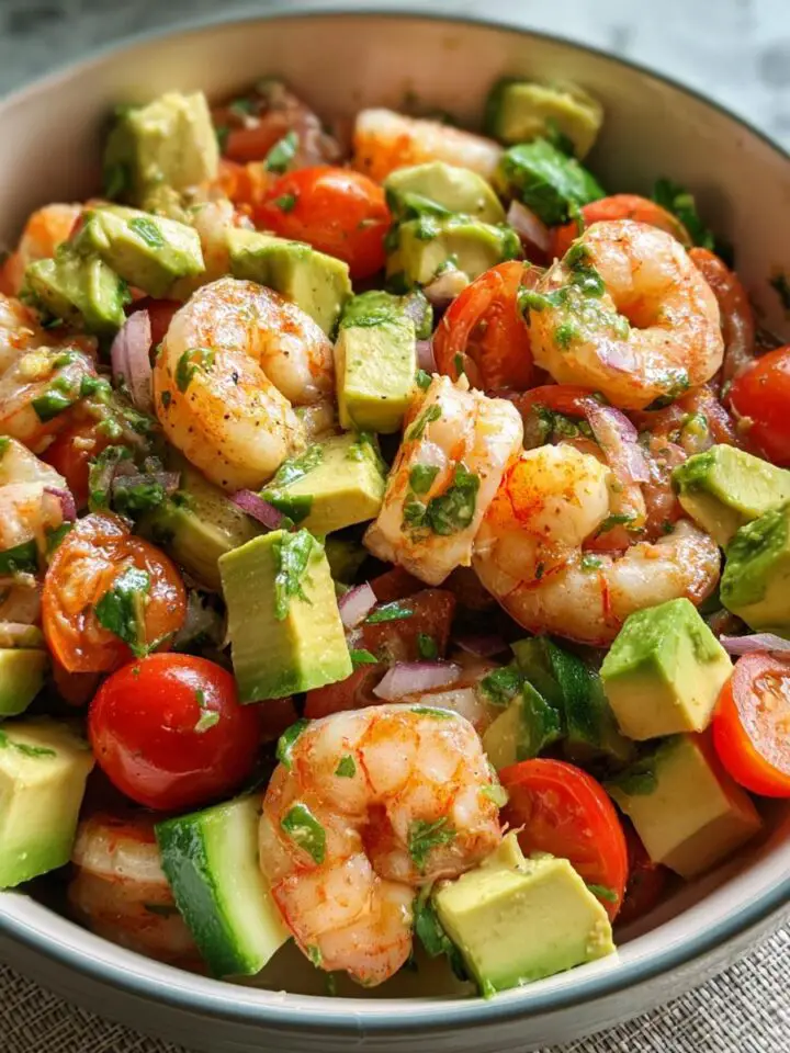 Mexican Shrimp Avocado Salad