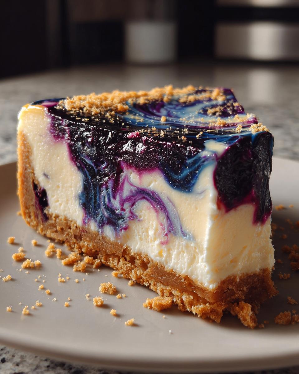 Midnight Blueberry Cheesecake - detail 1