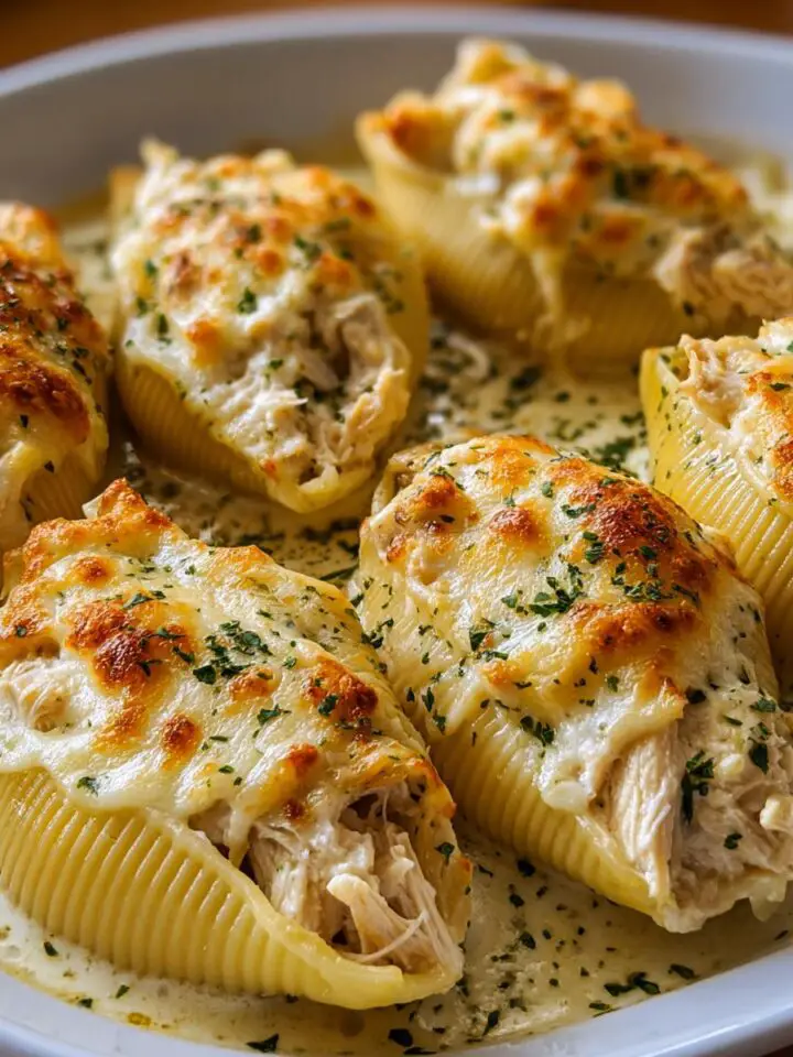Million Dollar Chicken Alfredo Stuffed Shells