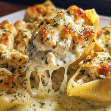 Million Dollar Chicken Alfredo Stuffed Shells