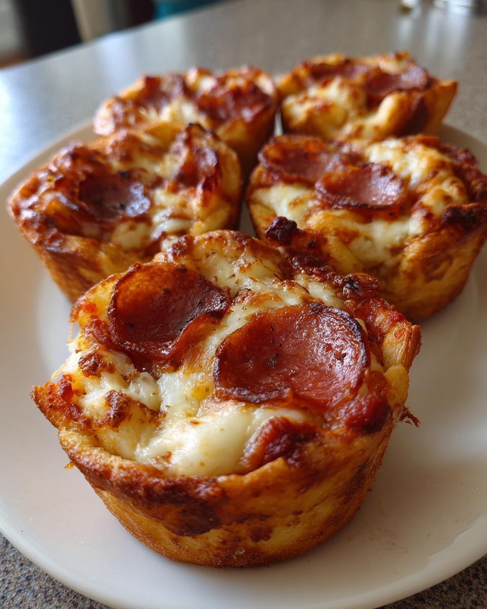 Mini Deep Dish Crescent Roll Pizzas - detail 1