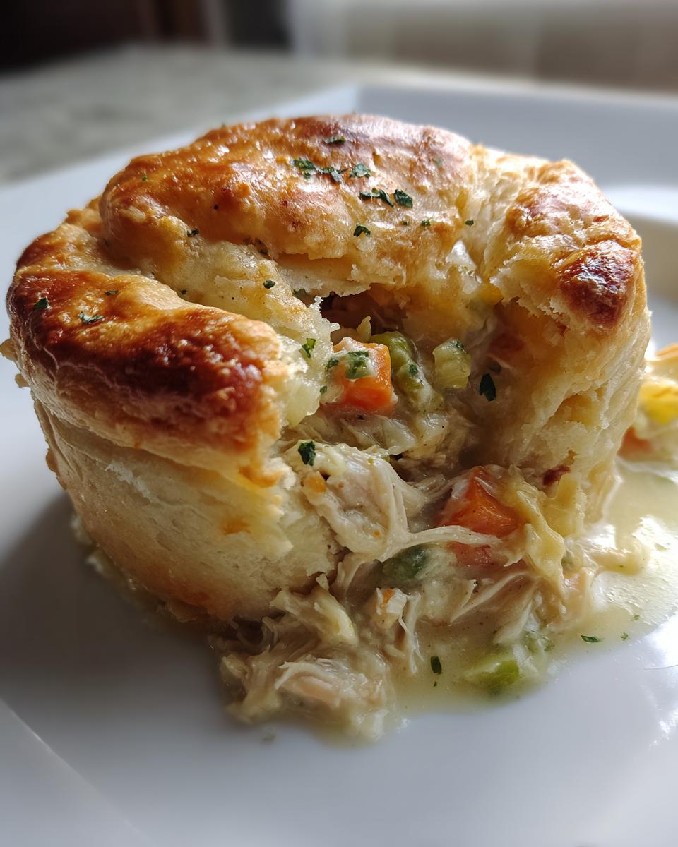 Mini chicken pot pies - detail 2