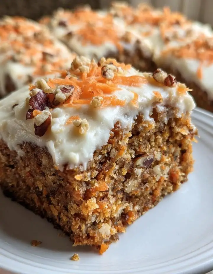 Moist Protein Carrot Cake