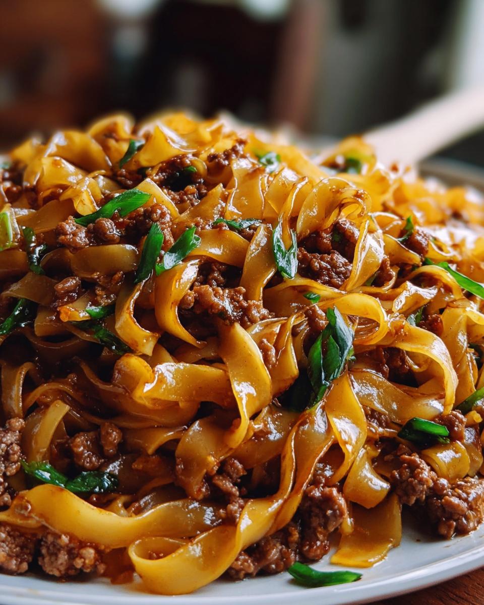Mongolian Ground Beef Noodles - detail 3