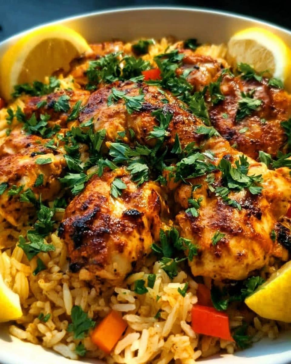 Moroccan Chicken & Rice - detail 2