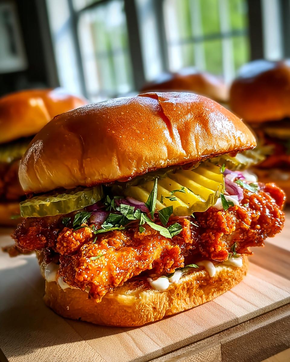 Nashville Hot Chicken Sandwiches - detail 1