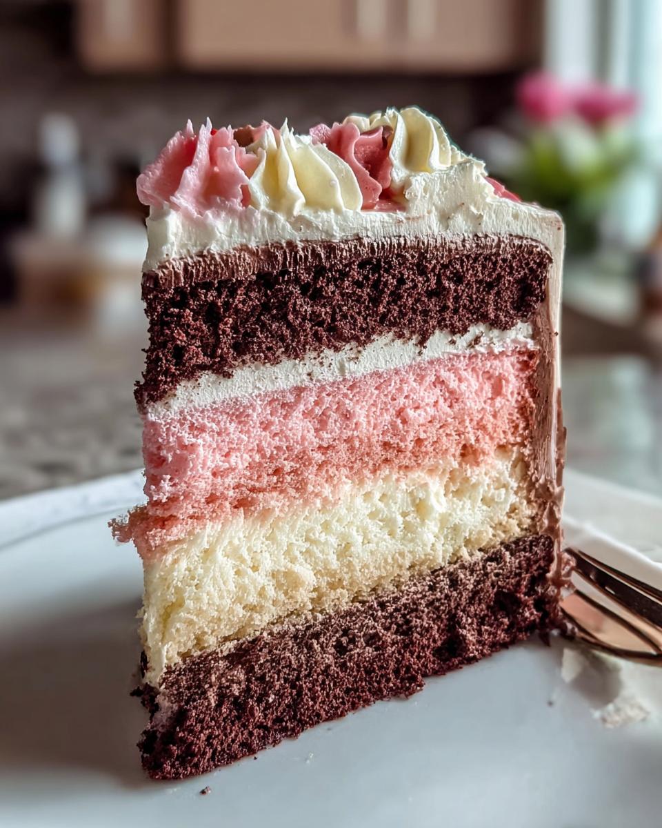 Neapolitan Cake - detail 1
