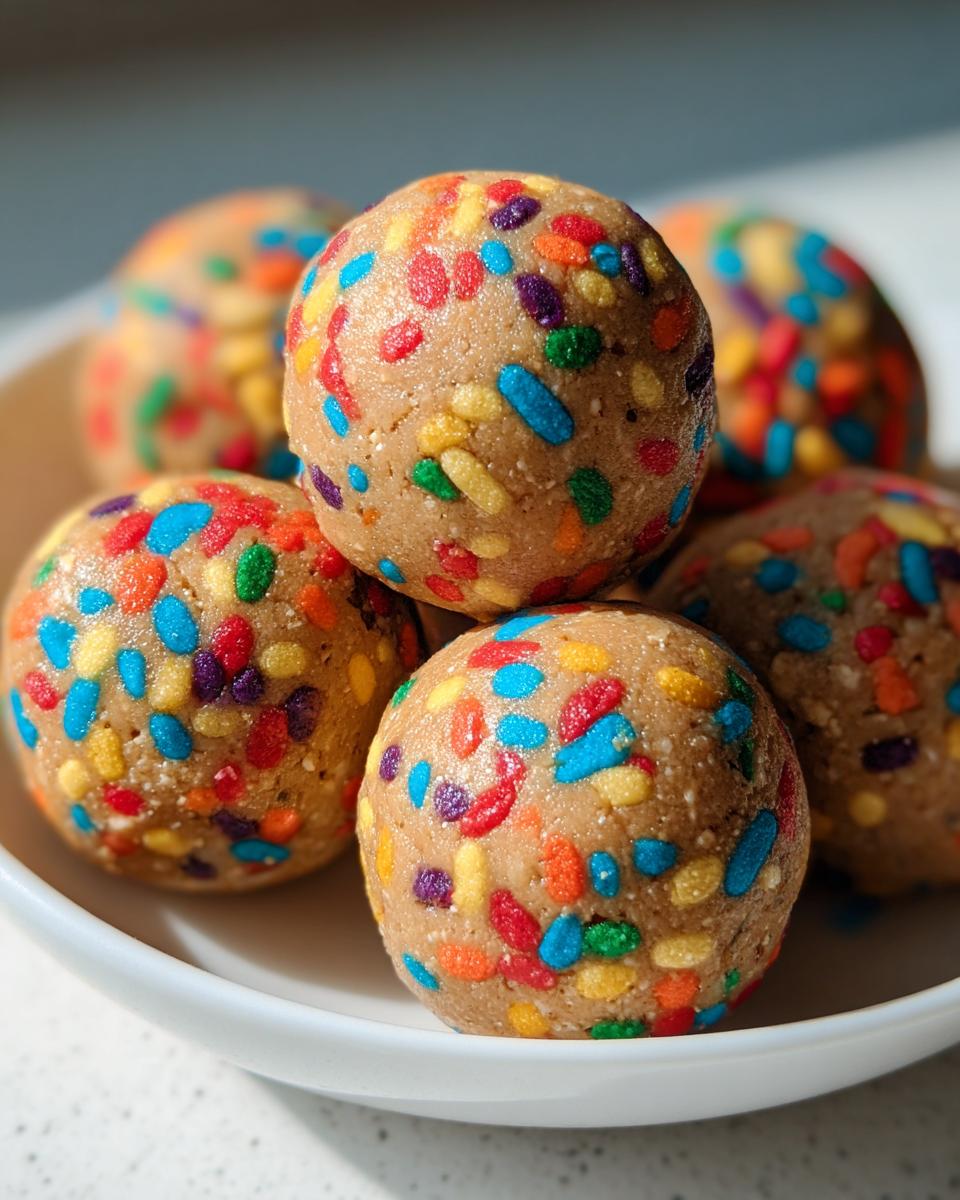 No Bake Cake Batter Protein Balls - detail 2