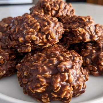 No Bake Chocolate-Peanut Butter Cookies