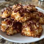 No-Bake Coconut Pecan Praline Cookies