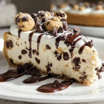 No-Bake Cookie Dough Cheesecake