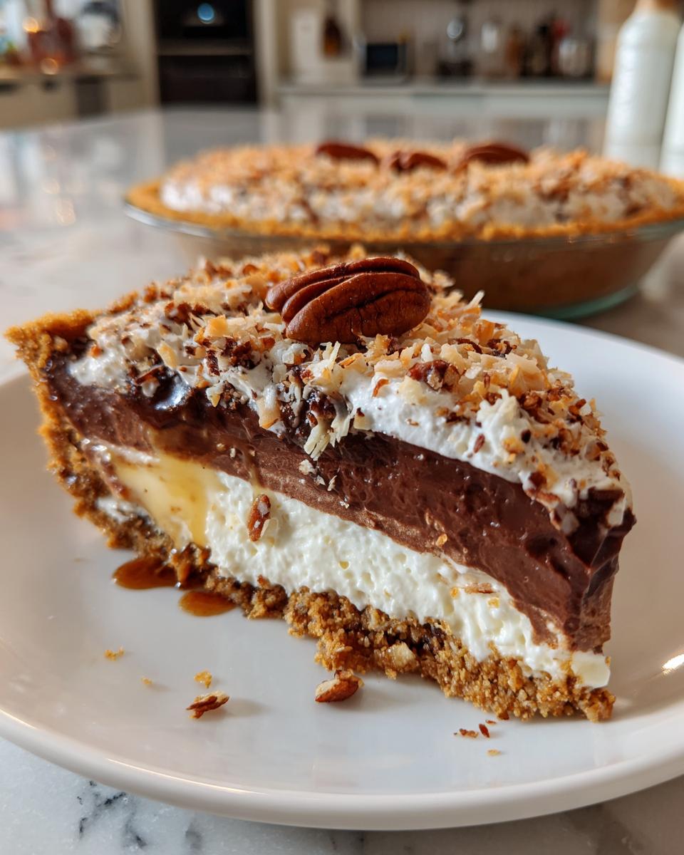 No-Bake German Chocolate Pie - detail 1