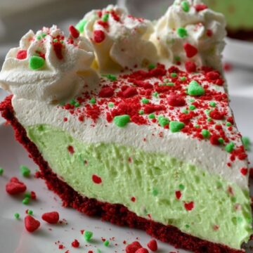 No Bake Grinch Pie