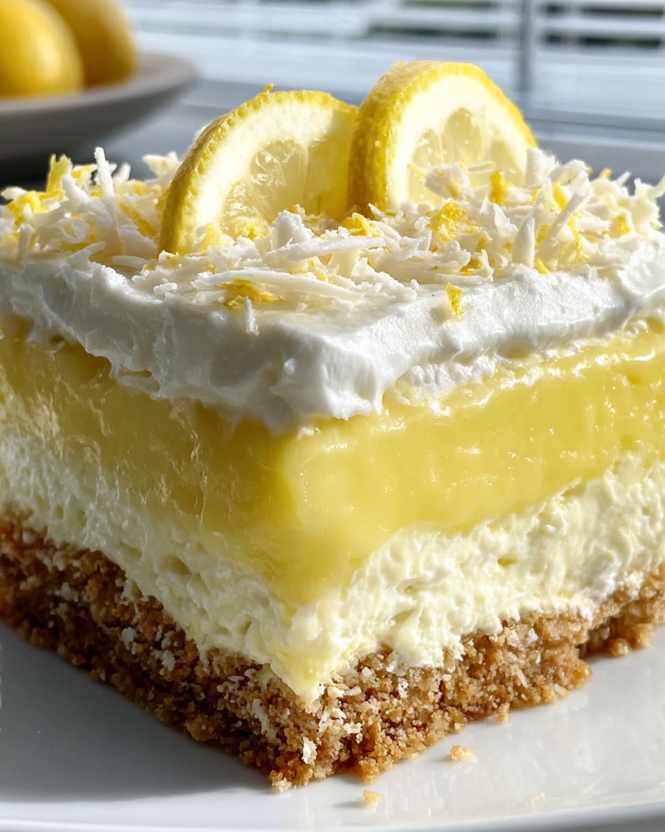 No-Bake Lemon Lasagna - detail 1