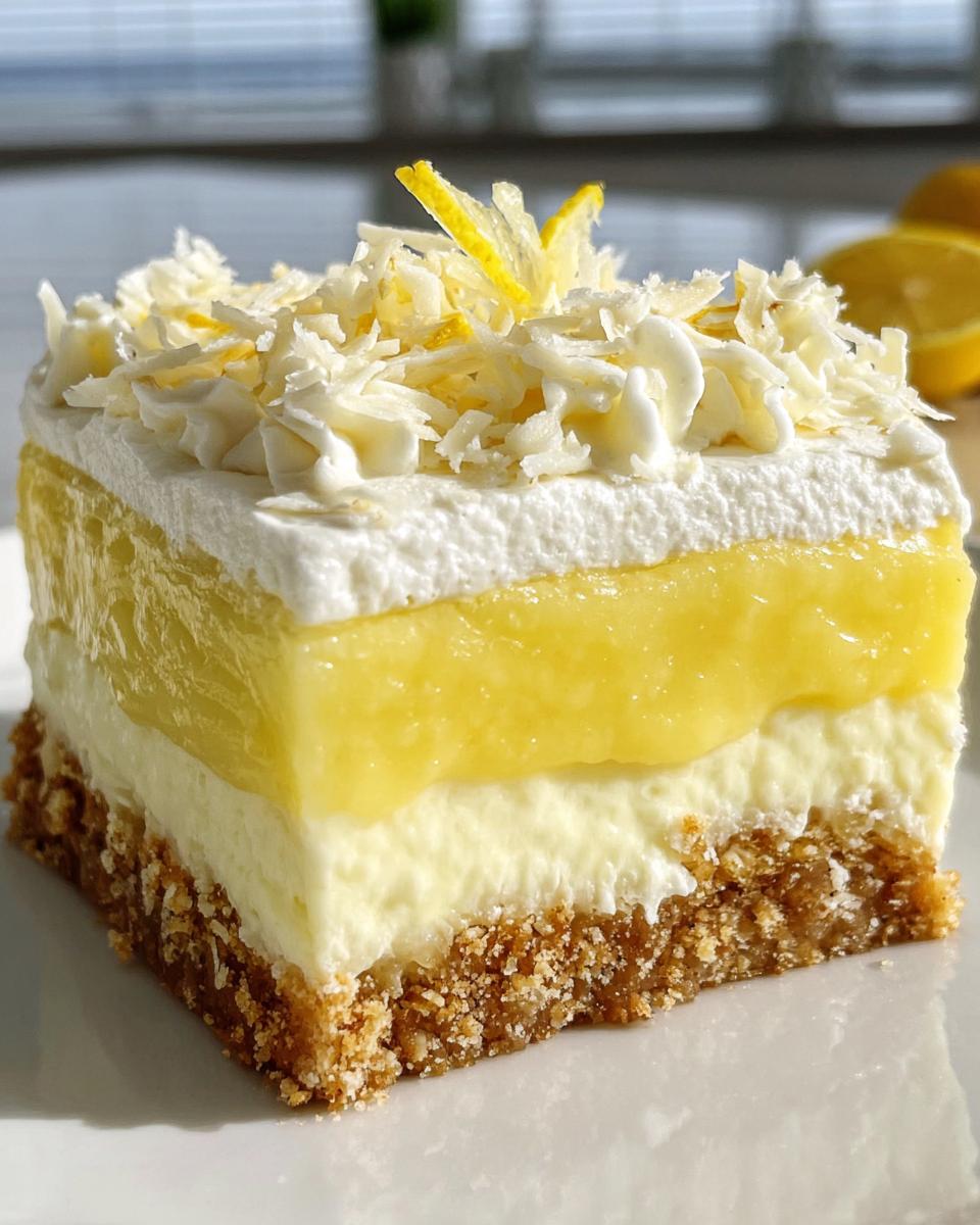 No-Bake Lemon Lasagna - detail 2