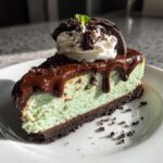 No Bake Mint Cheesecake