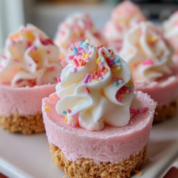 No-Bake Pink Velvet Cheesecake Bites