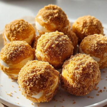 No Bake Pumpkin Cheesecake Balls