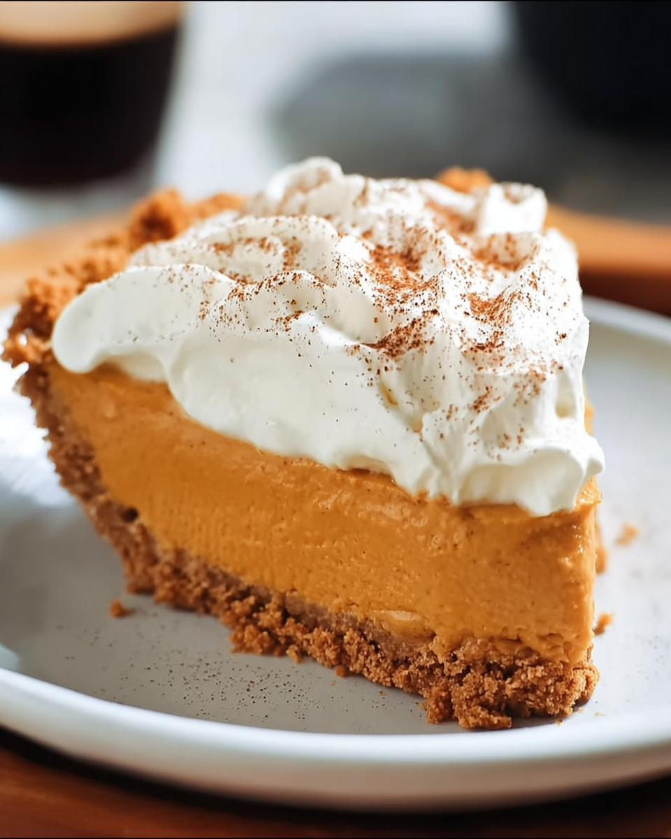 No Bake Pumpkin Pie - detail 1