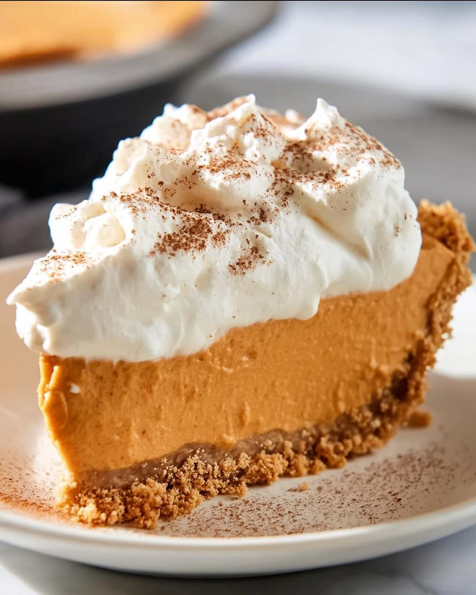 No Bake Pumpkin Pie - detail 2