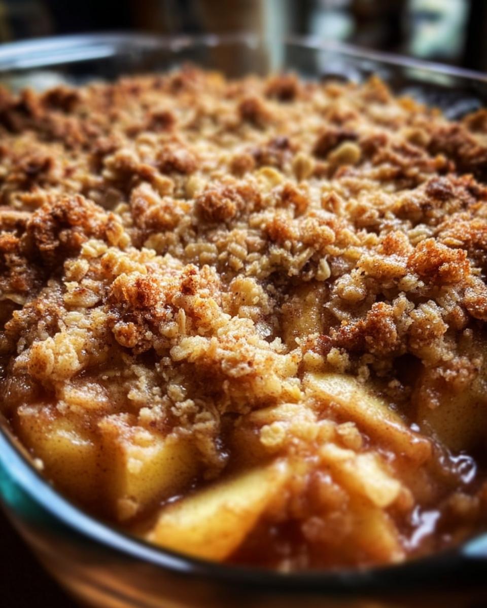 Old Fashioned Apple Crisp - detail 2