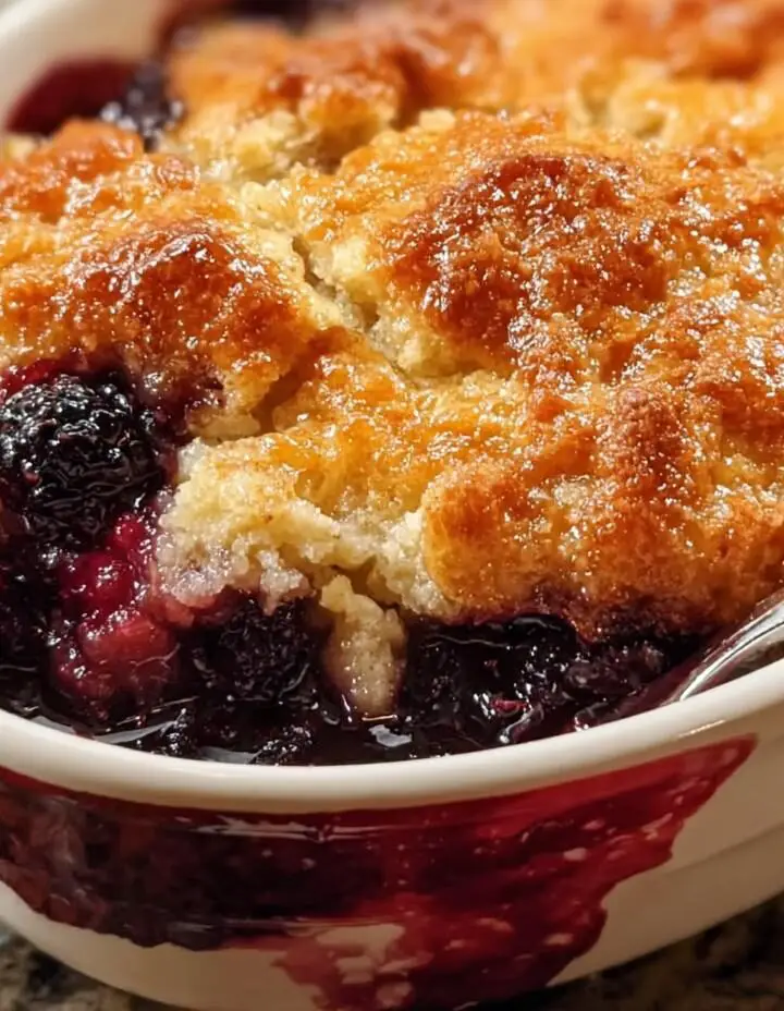 Old-Fashioned Blackberry Cobbler
