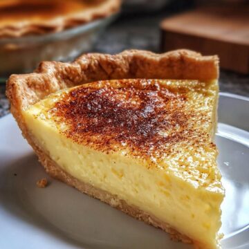 Old Fashioned Egg Custard Pie