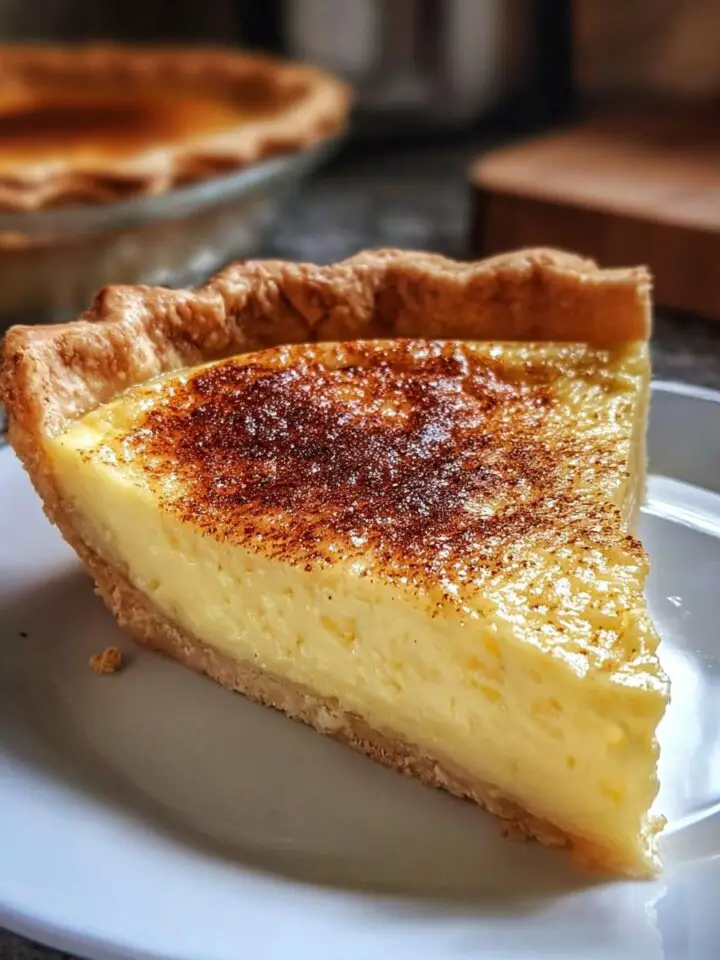 Old Fashioned Egg Custard Pie