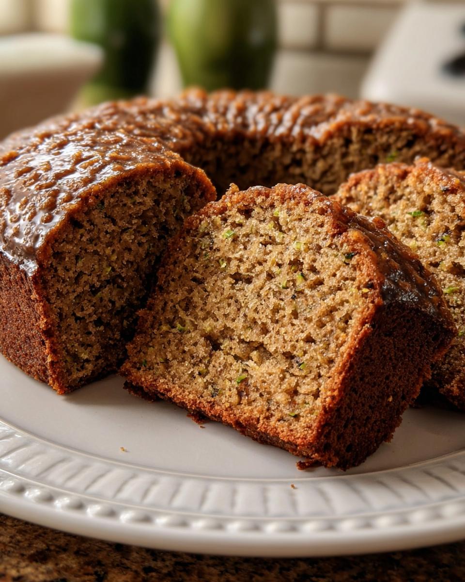 Old-Fashioned Moist Zucchini Spice Cake - detail 2