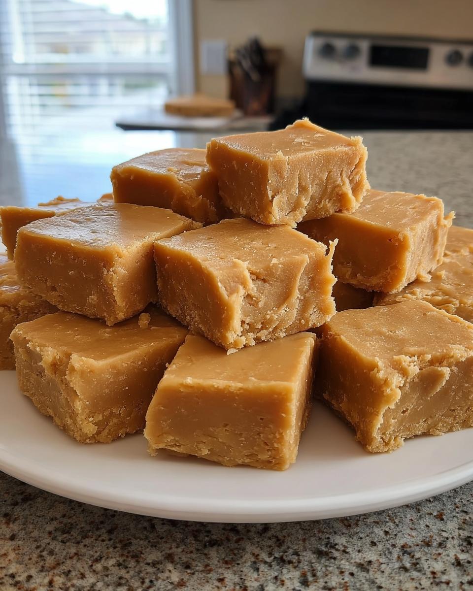 Old-Fashioned Peanut Butter Fudge - detail 2