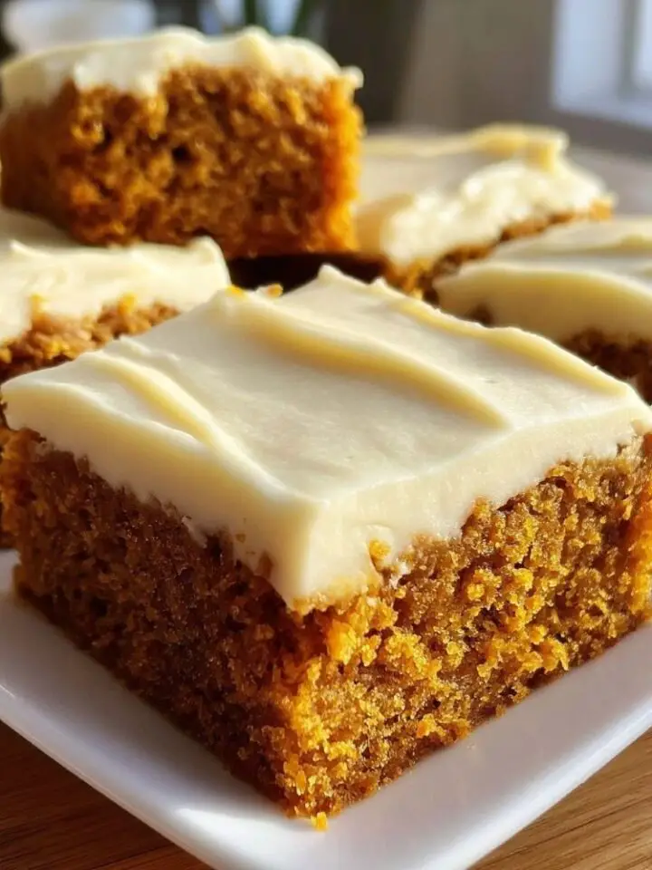 Old‑Fashioned Pumpkin Bars with Cream Cheese Frosting