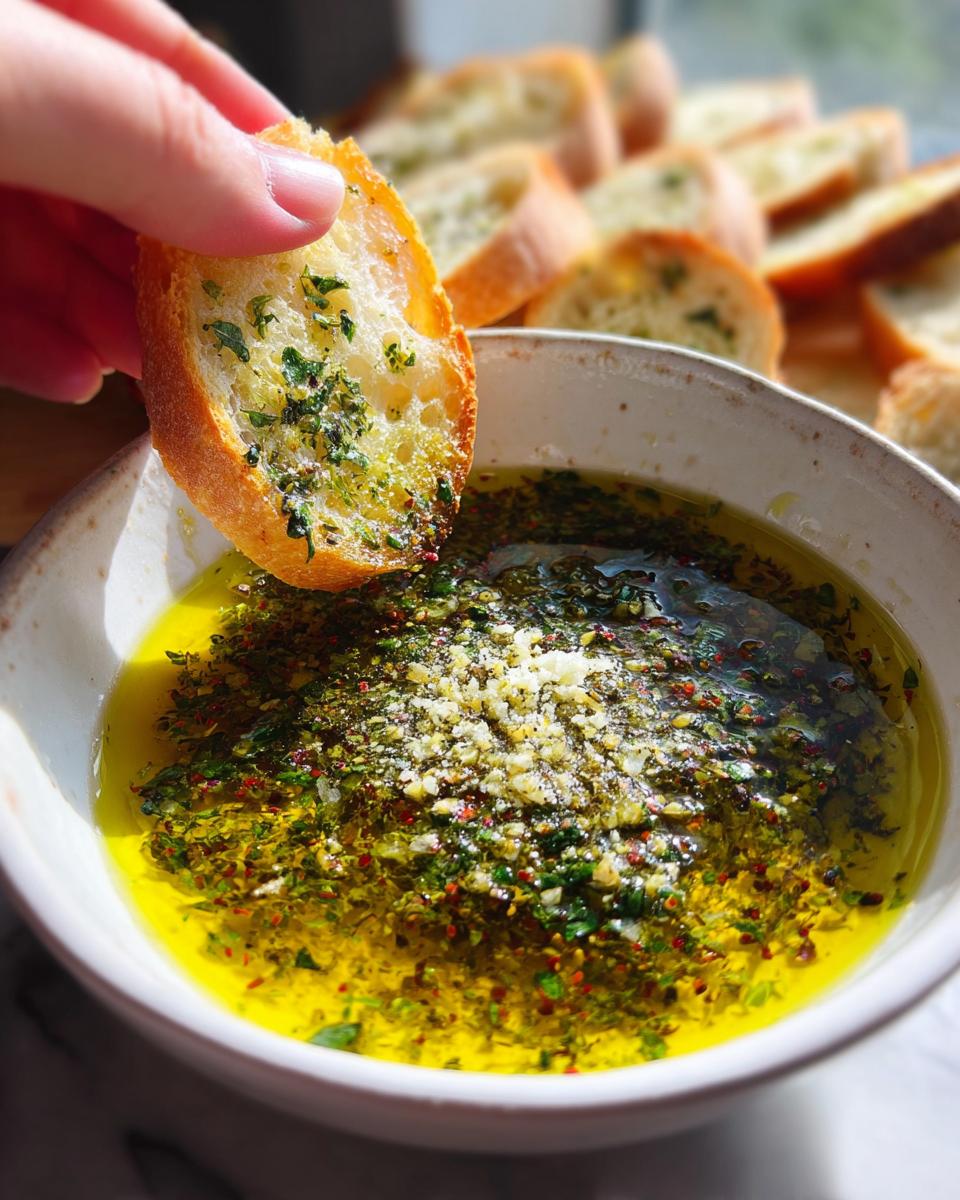 Olive Oil Bread Dip - detail 1
