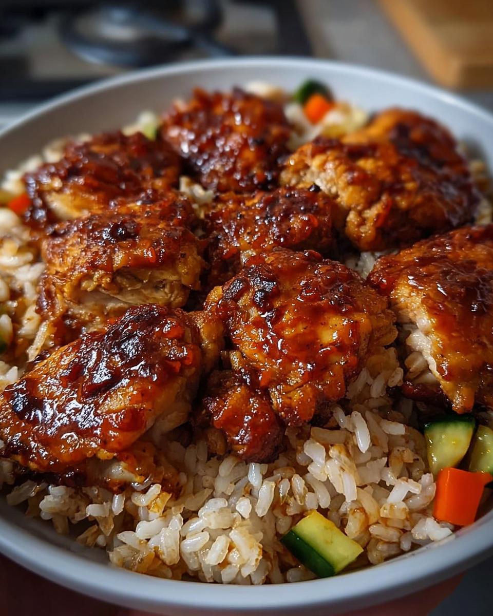 One-Pan Bold Honey BBQ Chicken Rice - detail 1