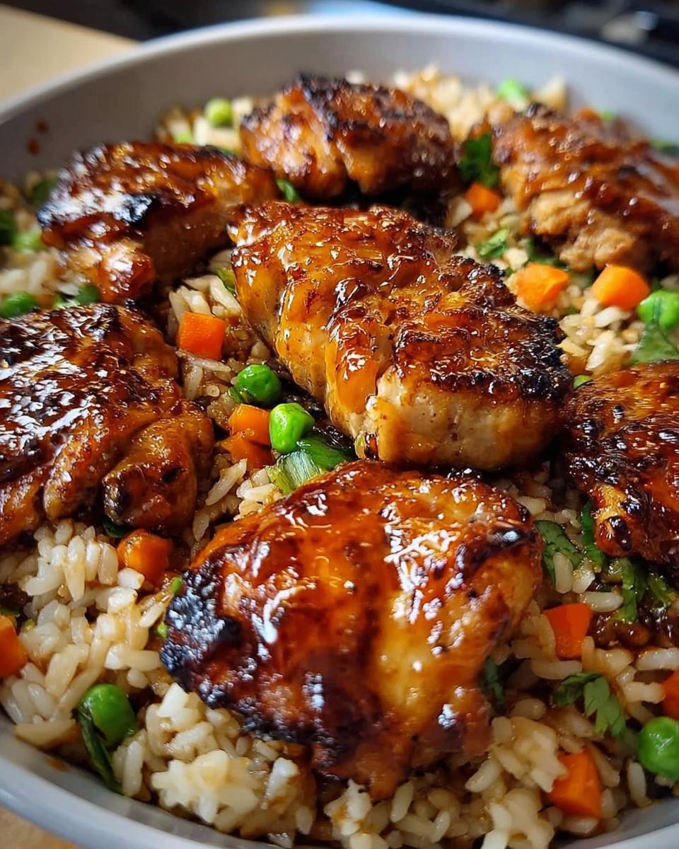 One-Pan Bold Honey BBQ Chicken Rice - detail 2